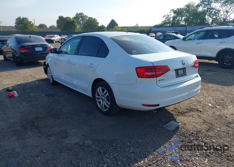 2015 Volkswagen Jetta 2.0L S из США, поврежденный, VIN 3VW2K7AJ3FM228502